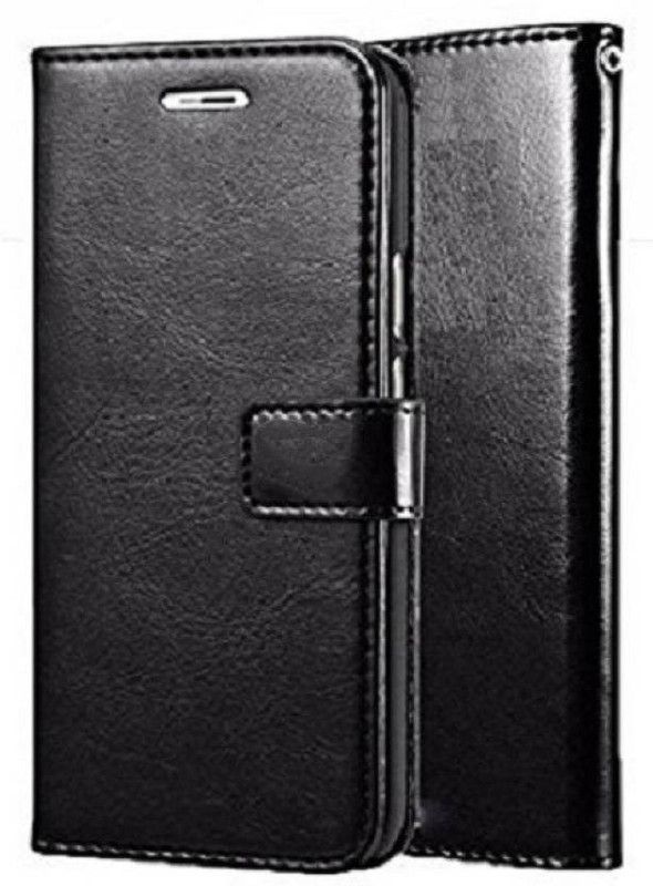 Flocculent Flip Cover for Samsung Galaxy On7 Pro  (Black, Pack of: 1)