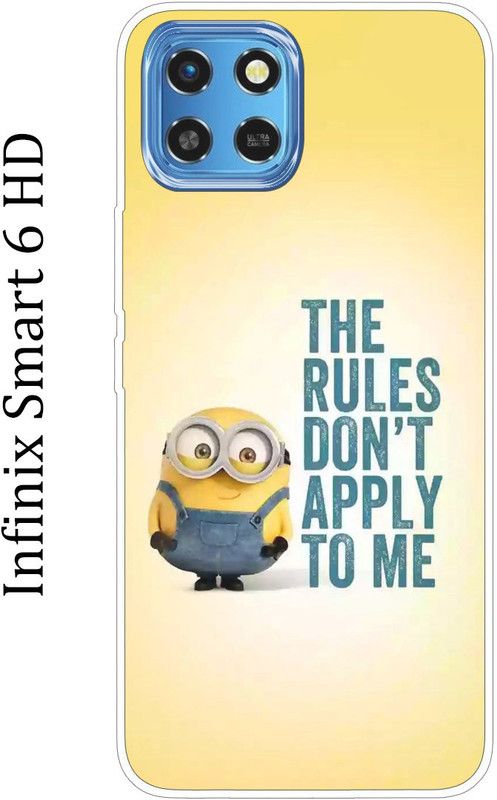 Gabroo Back Cover for Infinix Smart 6 HD  (Multicolor, Grip Case, Silicon, Pack of: 1)