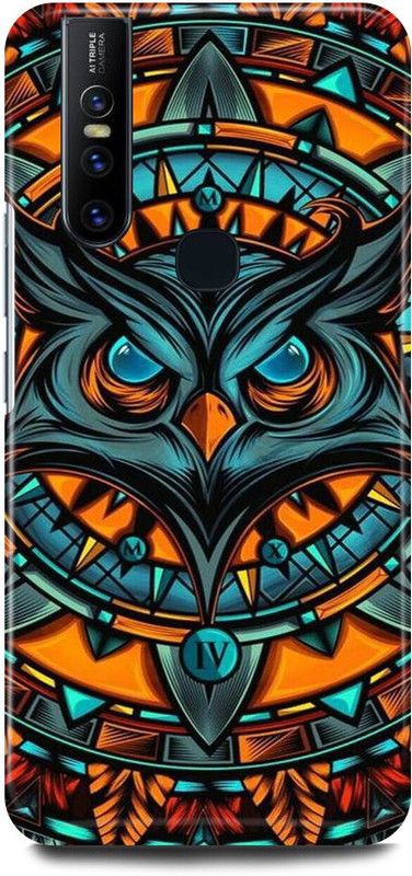 FIKORA Back Cover for Vivo V15, 1819, OWL, NIGHTWATCH, ABEJ, BEOGRAD, TRIPPYOWL  (Multicolor, Hard Case, Pack of: 1)