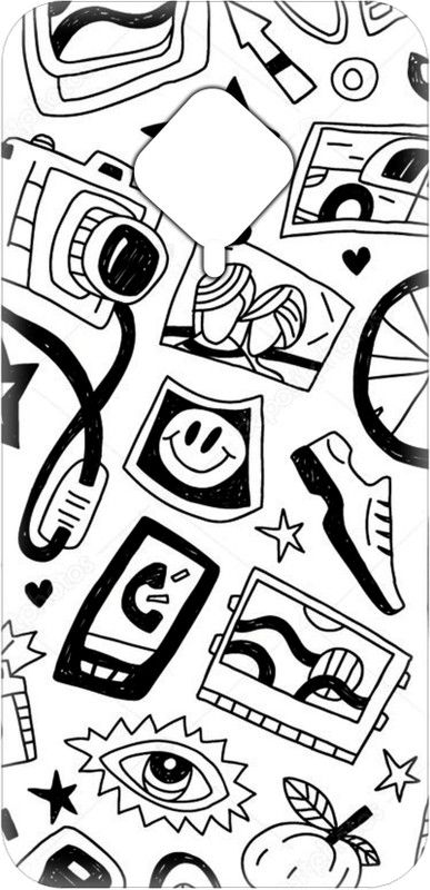 Smutty Back Cover for Vivo S1 Pro, 1920, PD1945F_EX - Doodle Print  (Multicolor, Hard Case, Pack of: 1)