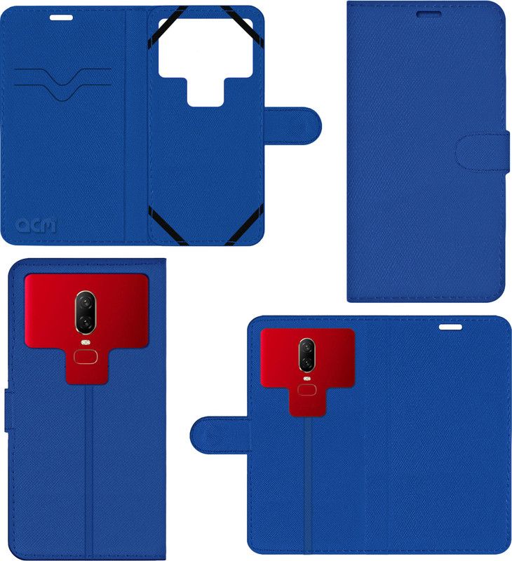 ACM Flip Cover for Realme Gt 2 Mobile  (Blue, Cases with Holder)