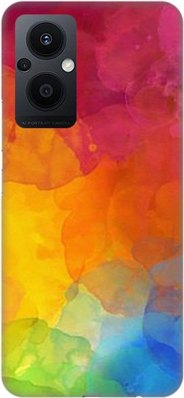 COBIERTAS Back Cover for Oppo f21 pro 5G  (Multicolor, Hard Case, Pack of: 1)