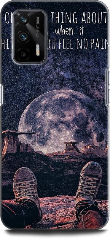 Wall Art Back Cover for Realme X7 Max (5G) ALONE, BOY, MOON, NATURE, TREE, BEAUTIFUL  (Multicolor, Dual Protection, Pack of: 1)
