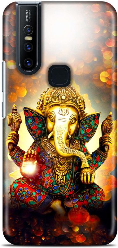 Sankee Back Cover for VIVO V15  (Yellow, Hard Case)