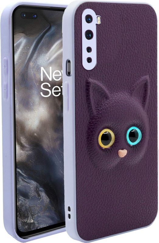 ShopGlobal Back Cover for OnePlus Nord  (Purple, 3D Case)