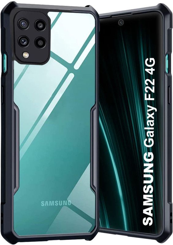 Vshop Back Cover for Samsung Galaxy F22 4G  (Black)