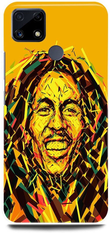 FRONK Back Cover for Realme C25s, RMX3197, BOB, MARLEY, SINGER, MUSIC, JAMAICAN, SINGER  (Yellow, Hard Case, Pack of: 1)