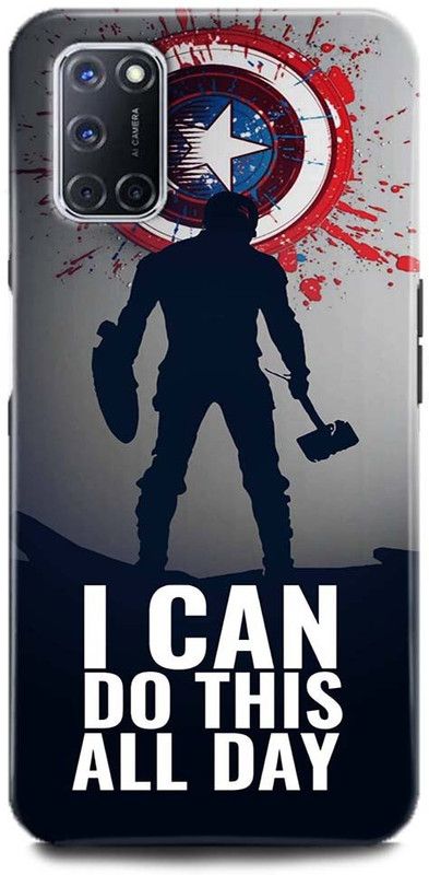 MP ARIES MOBILE COVER Back Cover for OPPO A52,CPH2061 CAPTAIN AMERICA, AVENGER, COMIC, SUPERHERO PRINTED  (Multicolor, Hard Case, Pack of: 1)