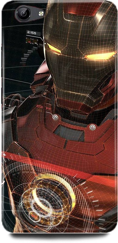 MP ARIES MOBILE COVER Back Cover for Vivo Y81i, 1812,Iron,Man,Iron,Man,Mask,Iron,Man,Face,Avenger,Marvel,Superhero,Avengers,  (Multicolor, Hard Case, Pack of: 1)