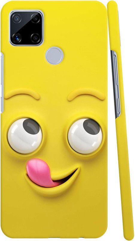 RC GRAPHICS Back Cover for Realme Narzo 20  (Yellow, Pack of: 1)