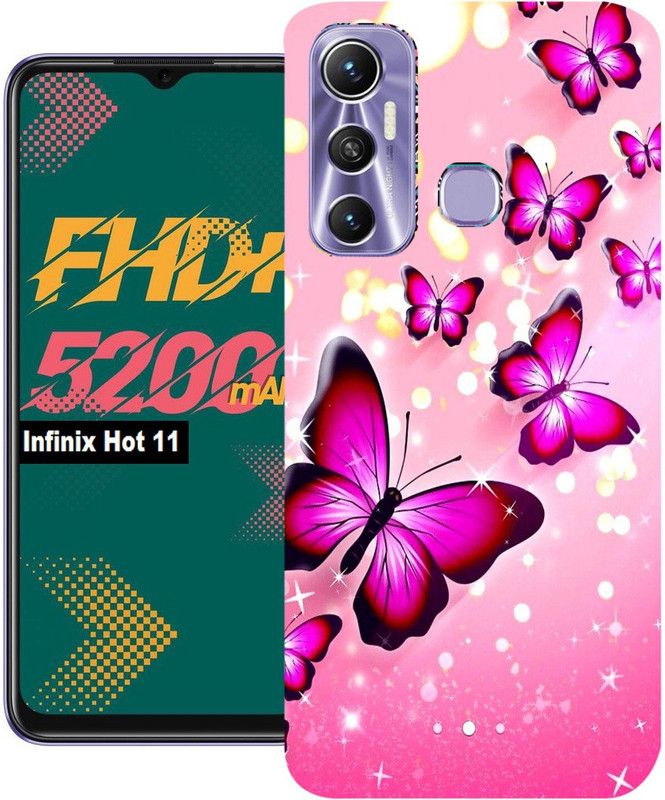 mitzvah Back Cover for Infinix Hot 11  (Multicolor, Dual Protection, Silicon)