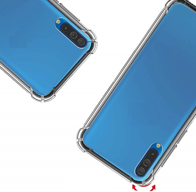 Phone Back Cover Pouch for Vivo Z1x, Vivo Z1 x  (Transparent, White, Grip Case, Pack of: 1)