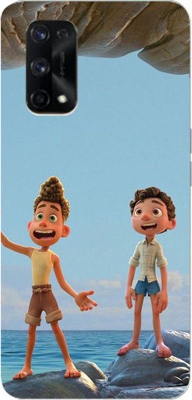 Fanny Back Cover for Realme X7 Pro.  (Blue, Hard Case)
