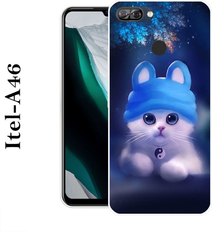 SHIVKUDI Back Cover for Itel A46  (Multicolor, Grip Case, Silicon)