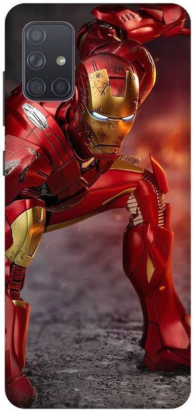 artocus Back Cover for Samsung Galaxy A71, Samsung Galaxy A71 Ironman angry Printed Back Cover  (Multicolor, Hard Case)