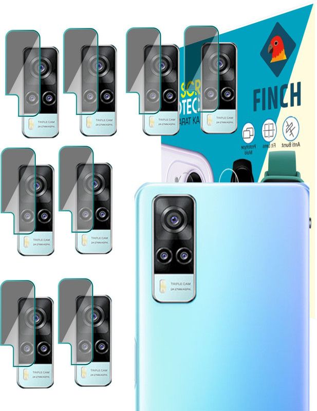FINCH Back Camera Lens Glass Protector for vivo Y31  (Pack of: 8)