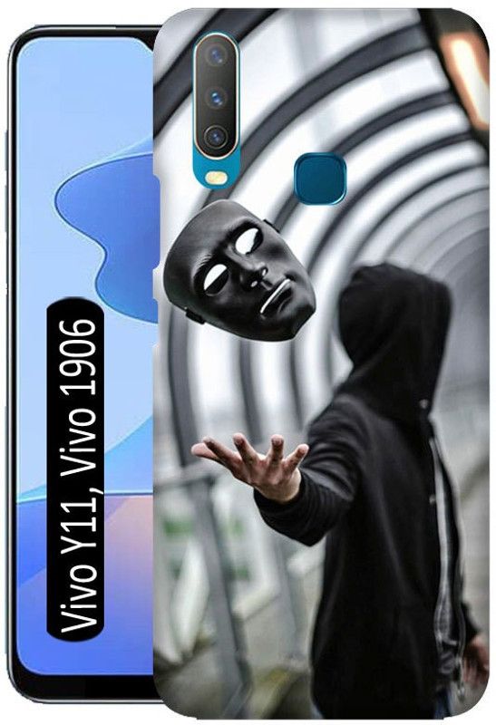 LEEMARA Back Cover for Vivo Y11 2019 / Vivo Y11 / Vivo 1906  (Multicolor, 3D Case, Pack of: 1)