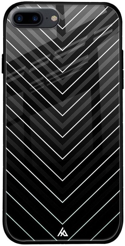 Hocopoco Back Cover for Apple iPhone 7 Plus  (Black, White, Grip Case, Silicon, Pack of: 1)