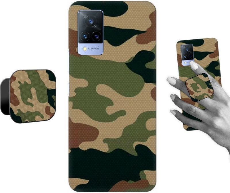 COBIERTAS Back Cover for Vivo V21, Vivo V21 5G  (Multicolor, Cases with Holder)