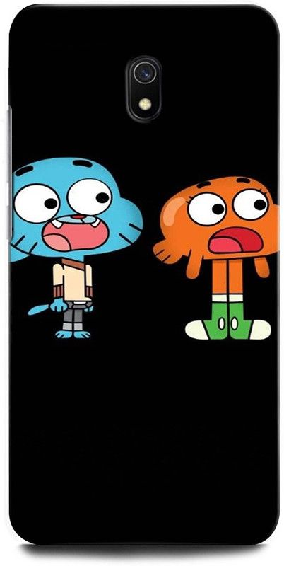 ORBIQE Back Cover for Redmi 8A MZB8458IN GUMBALL, DARWIN, GUMBALL AND DARWIN, LOVE  (Multicolor, Hard Case, Pack of: 1)