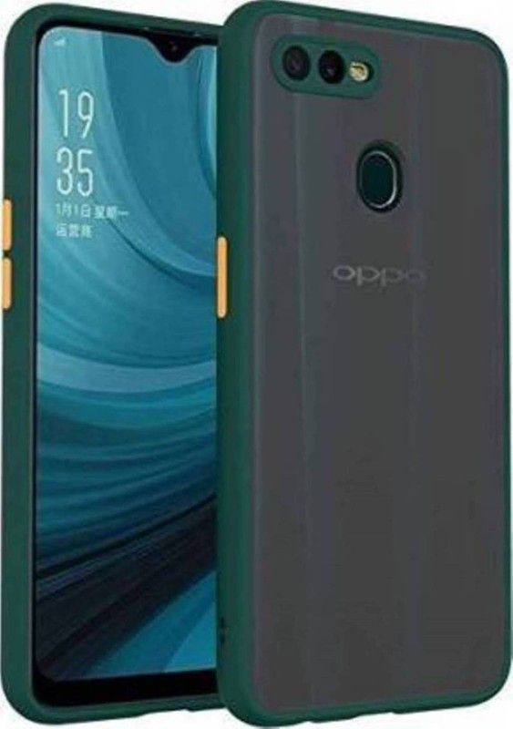 CHATURVEDH Back Cover for OPPO F9 Pro  (Green, Dual Protection, Pack of: 1)