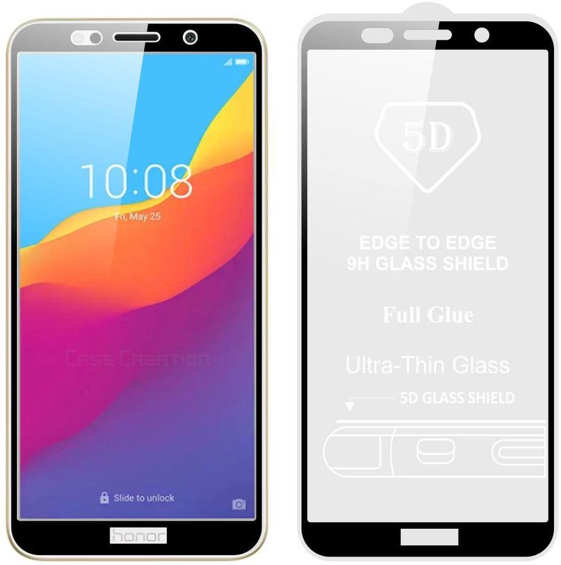 CASE CREATION Edge To Edge Tempered Glass for Honor 7S (Play 7)  (Pack of 1)