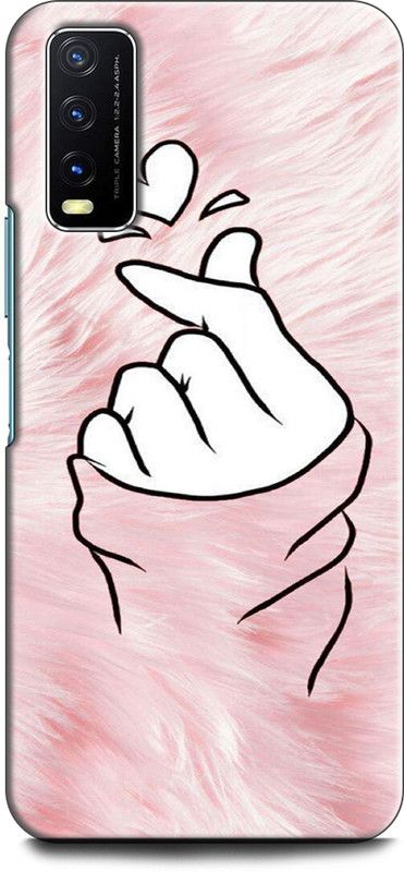 Dronk Back Cover for Vivo Y20A, V2101 FINGER, LOVE, COUPLE, LOVE  (Multicolor, Dual Protection, Pack of: 1)