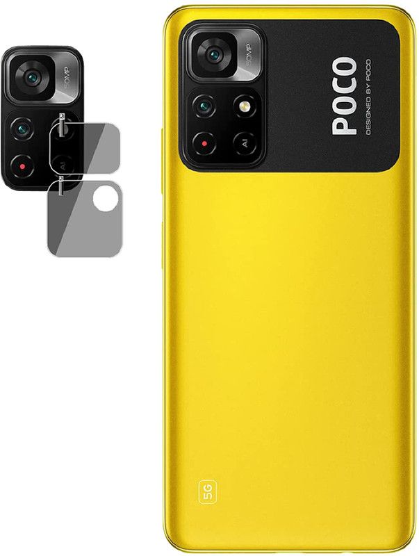 XZOTE Back Camera Lens Glass Protector for POCO M4 Pro 5g  (Pack of: 1)