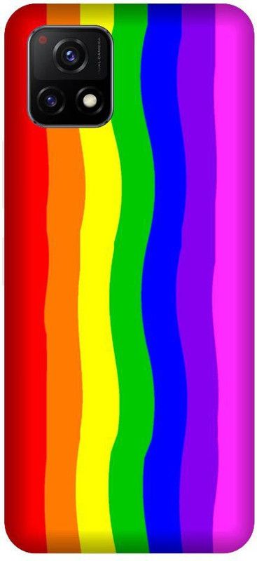 Vinsmoke Back Cover for Vivo Y72 5G Rainbow, Rainbow Cover, Rainbow Colour  (Multicolor, Shock Proof, Pack of: 1)