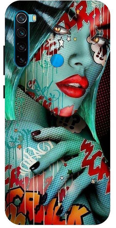 PICHKU Back Cover for REDMI NOTE 8-M1908C3JH-CUTE,RED,PINK,LOVELY,GIRL,ANIME,LOVE,QUEEN,ATTITUDE,GIRLS,FUNKY,MUSIC  (Green, Hard Case)