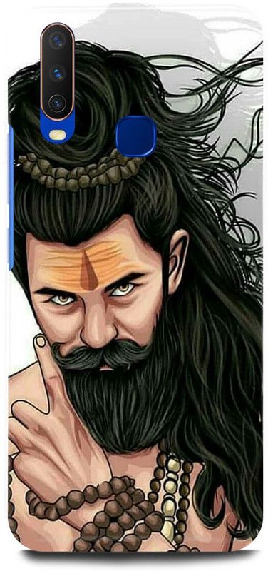 FUGGA Back Cover for Vivo Y11, 1906, AGHORI, SHIV, MAHAKAL, MAHADEV  (Multicolor, Hard Case, Pack of: 1)