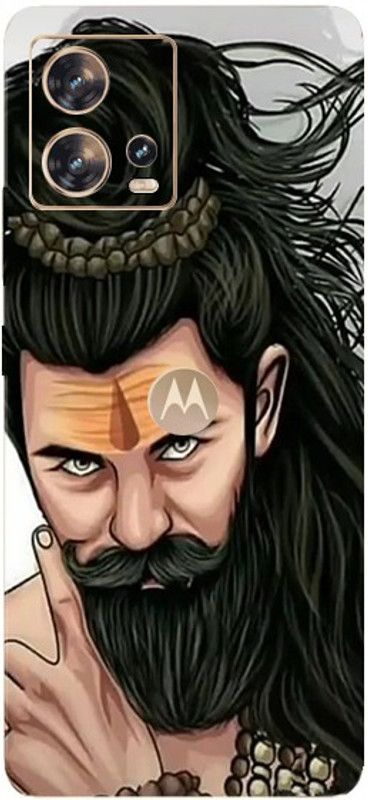 TJ CREATION Motorola Edge 30 Fusion Mobile Skin  (Ultra Super Mahadev Growth Skin With High Matte Finish.)