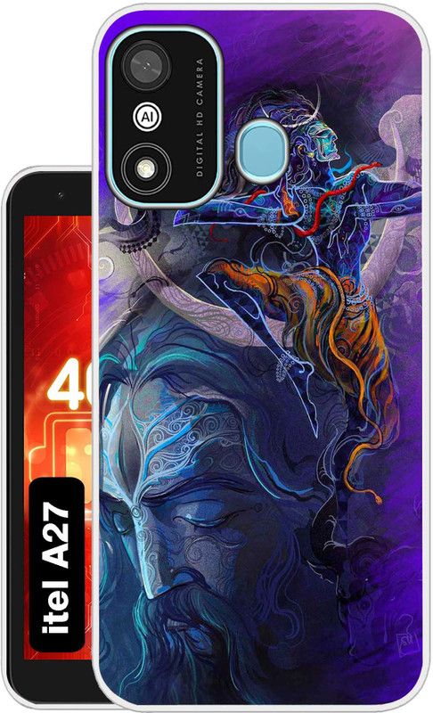 Flipkart SmartBuy Back Cover for Itel A27  (Blue, Purple, Silicon, Pack of: 1)