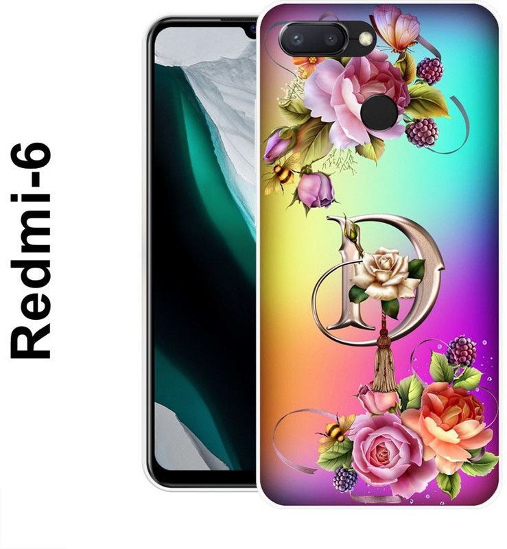 REDFLY Back Cover for Redmi 6  (Multicolor, Grip Case, Silicon)