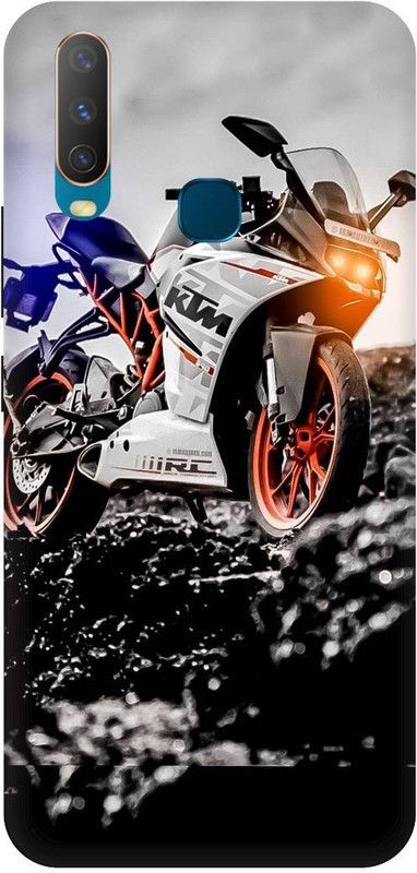 Zaplab Back Cover for Vivo Y15 , 1901, KTM Bike Printed  (Multicolor, Hard Case, Pack of: 1)