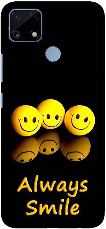 NDCOM Back Cover for Realme C25s Always Smile Printed  (Multicolor, Hard Case, Pack of: 1)