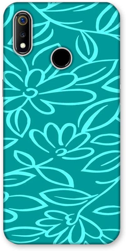 LETAPS Back Cover for Realme 3  (Blue)