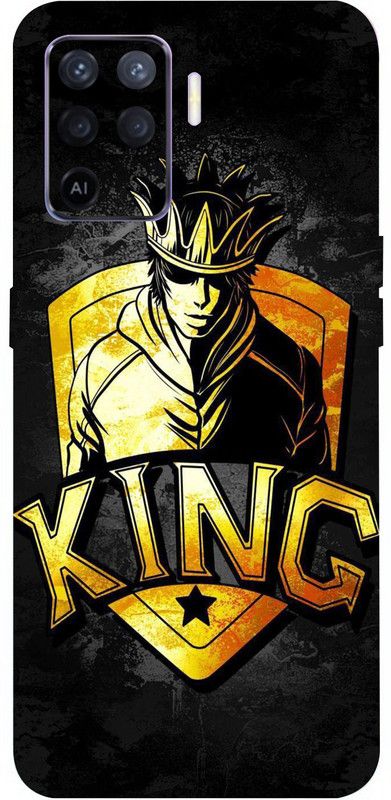 LAMHA Oppo Reno5 Lite Mobile Skin  (Ultra Super The King With High Matte Finish.)