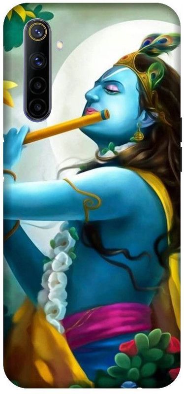 URCHIN Back Cover for Realme 6 Krishna, Bal Krishna, Makhanchor, Cute, Little krishna, God  (Multicolor, Shock Proof)