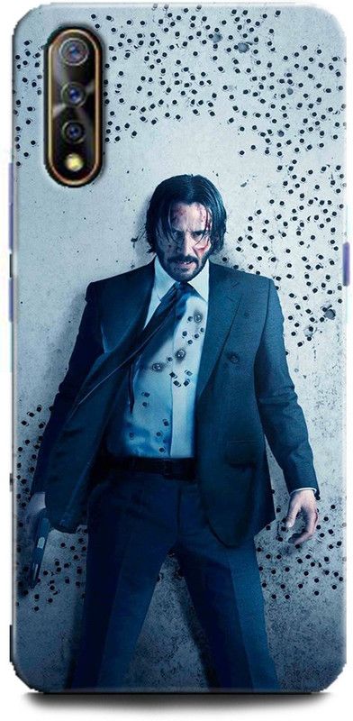Afterglow Back Cover for Vivo Z1x JOHN WICK, MOVIE, COOL, MOVIE POSTER, GUN  (Multicolor, Shock Proof, Pack of: 1)
