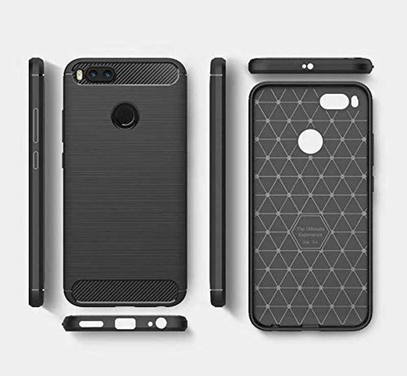 Lilliput Back Cover for Mi A1  (Black, Pack of: 1)