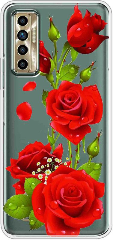 Snazzy Back Cover for Tecno Camon 17  (Transparent, Grip Case, Silicon)