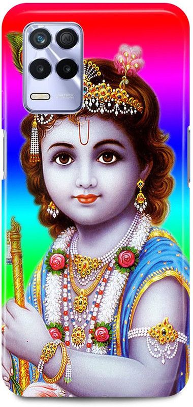 JUGGA Back Cover for Realme Narzo 30 5G, RADHA, KISHAN, KRISHAN, JI, KANHAIYA  (Multicolor, Hard Case, Pack of: 1)
