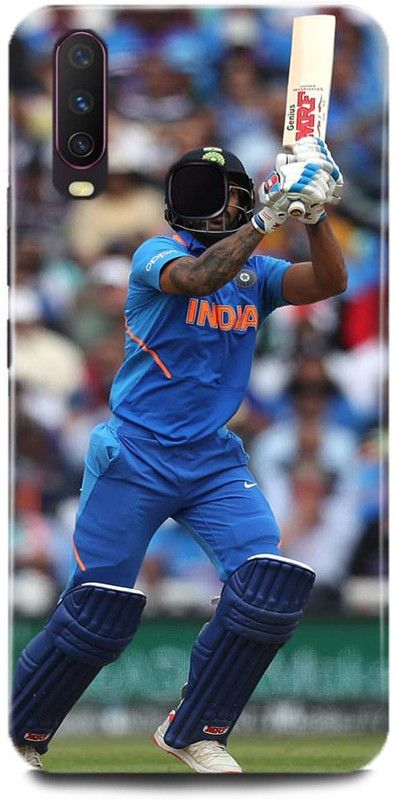 play fast Back Cover for Vivo Y15/1901 SHIKHAR DHAWAN PRINTED  (Multicolor, Hard Case, Pack of: 1)