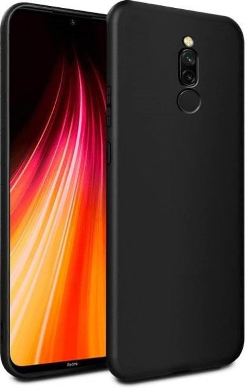 jpmobilecases Back Cover for Mi Redmi 8  (Black, Shock Proof, Pack of: 1)