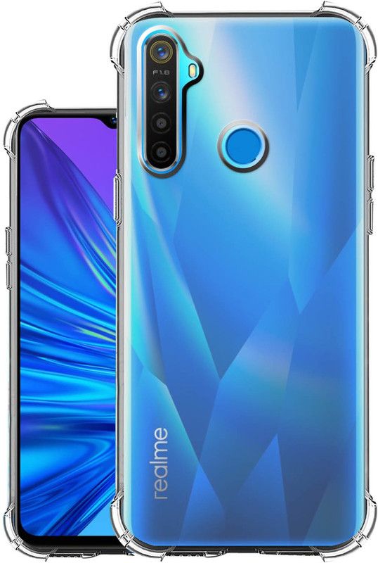Snazzy Back Cover for Realme Narzo 10, Realme 5, Realme 5i, Realme 5s  (Transparent, Shock Proof, Silicon, Pack of: 1)