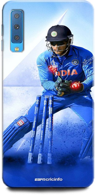 Afterglow Back Cover for SAMSUNG Galaxy A7 MS DHONI, CRICKET, DHONI, MSD, INDIAN KHILADI, KHILADI  (Multicolor, Shock Proof, Pack of: 1)