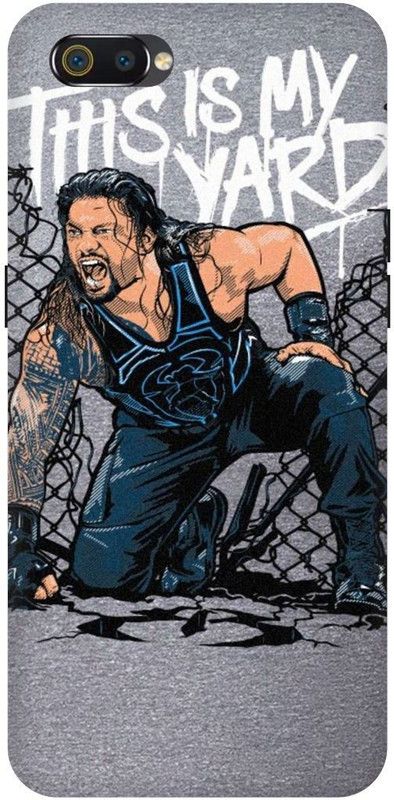 THE NARAYANA COLLECTIONS Back Cover for REALME C2-RMX1941-ROMAN,RAIGNS,WWE,SPORTS,GAME  (Multicolor, Hard Case, Pack of: 1)