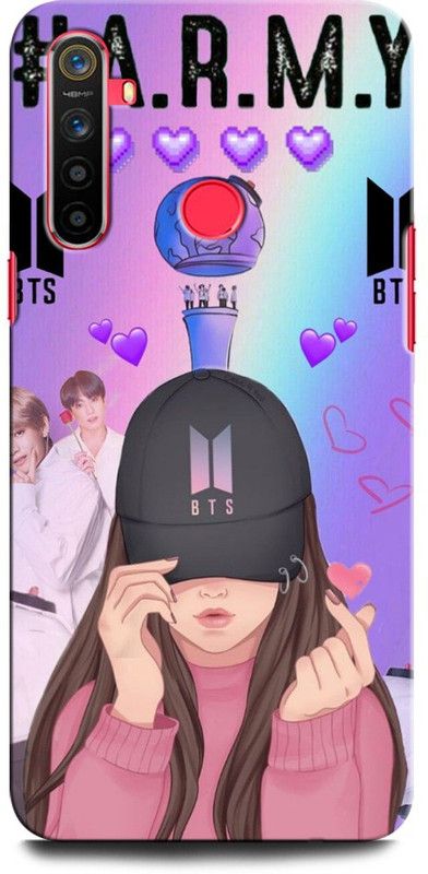 GRAFIQE Back Cover for Realme 5 Pro BTS X ARMYJUNGSHOOK, KOREAN, HEARTBEAT, BTS, BEAT, SINGER  (Multicolor, Shock Proof, Pack of: 1)