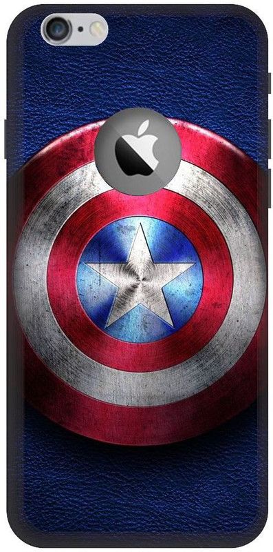 BYXIS Back Cover for iphone 6 cut Captain America, Superhero, Avengers, End Game, Marval, Comic, Shield, Cute, Chibbi  (Multicolor, Shock Proof, Pack of: 1)